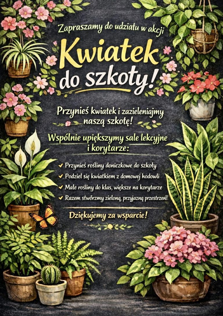 Akcja „Kwiatek do klasy”
